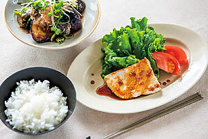 【フライパンひとつで】めかじきのソテー しょうがソースと、なすのおかかポン酢