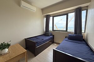 海が見える寝室