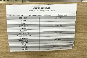 大人の時間割。久しぶりの学びに頭はパンパン