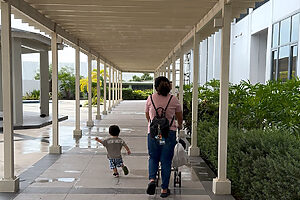 次男もすっかり安心して仲良し