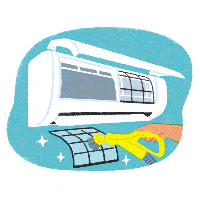 定期的な掃除で電気代の節約にも。今日からできるエアコン節約術【光熱費を抑える知恵】