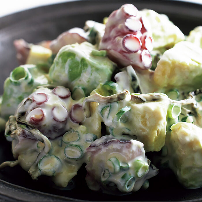 「たこ・まぐろの刺身」「ミックスビーンズ」「大豆」を使った、加熱なし＆たんぱく質も摂れる満足おかず