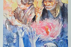 『べらぼう〜蔦重栄華乃夢噺〜』30話イメージイラスト／枕絵を描きあぐねる歌麿を訪ねてきたのは妖怪絵師・石燕。一方、意次を追い落とそうとする治済の新たな策略が…／南天