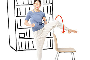 椅⼦ハードル越え