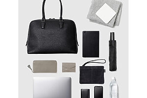 A4クリアファイル収納可。収納力と機能性の高さも備える