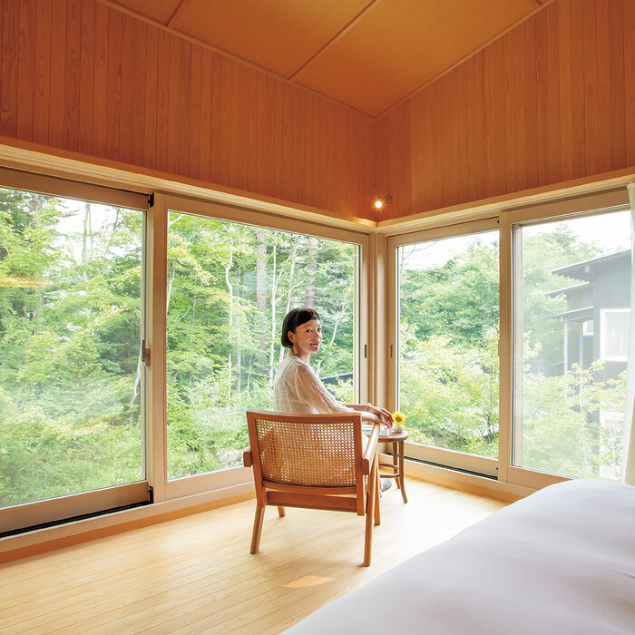 SHISHI-IWA-HOUSE KARUIZAWA──モデルKIKIさんがナビゲート「山と触れ合うことで、自分と向き合うホテル」