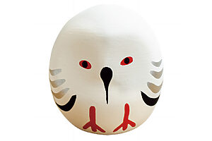 コウノトリをモチーフにした子だるま オケノトリ1,320円