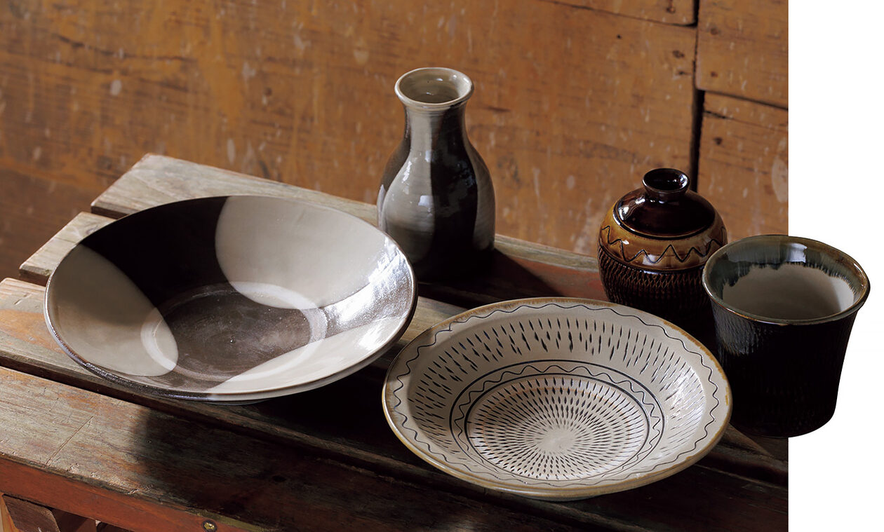 湯町窯 共手土瓶 検）民藝 出西窯 舩木研兒 小鹿田焼