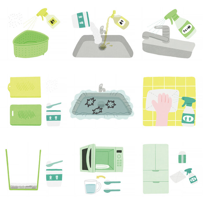 【身近な素材を使った台所掃除法】毎日気持ちよく使いたい。エコで丁寧な清潔キープ術