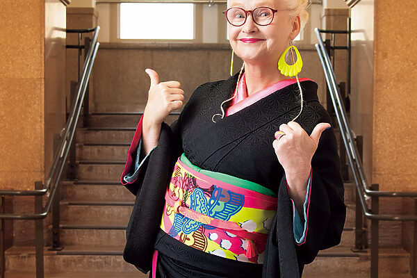 着物研究家・シーラ クリフさんの着物の時間──着物は楽しいファッションのひとつ。自分らしく表現してほしい