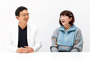 血管先生こと池谷敏郎先生（左）、たんぽぽの川村エミコさん（右）