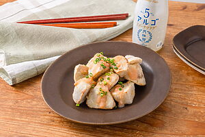 【ぐっち夫婦のお酒とおつまみ】フライド里芋 たらこバター×スパークリング日本酒