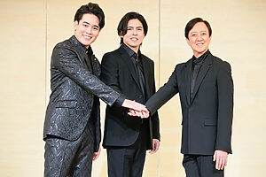 左から、木村徹二さん（34）と木村竜蔵さん（36）。このチャレンジはまさに兄弟船！　玉三郎さんも嬉しそうにされています