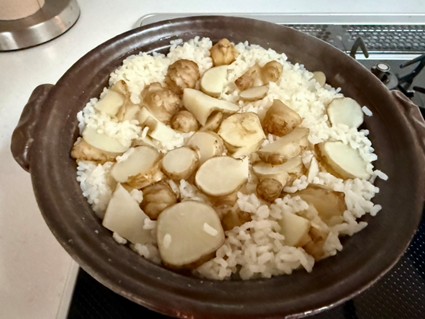 【菊芋の土鍋炊き込みご飯】ヒャダインの台所 Vol.286