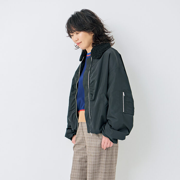 機能性もデザイン性も。いまどきのMA-1──大沼こずえの「ずっとの、おしゃれ」