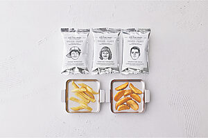 東京・広尾のフレンチフライ専門店〈アンドザフリット〉のドライフリットミニ5個入り（各25g）1,540円、10個入り2,780円