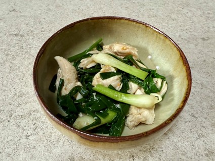 【わけぎと鶏ささみの酢味噌あえ】ヒャダインの台所 Vol.289