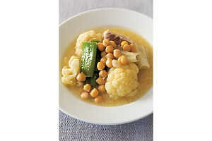 【ひよこ豆】で作る、ひよこ豆と豚肉の煮込み