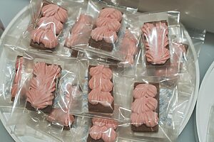 自由が丘「MONT-NOM」マダガスカル産カカオの生ねりフランボワーズメレンゲサンド