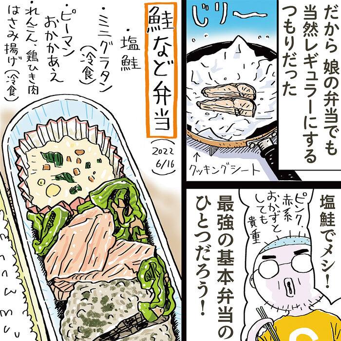 第19話　塩鮭でメシ！──吉田戦車「弁当を作る男」