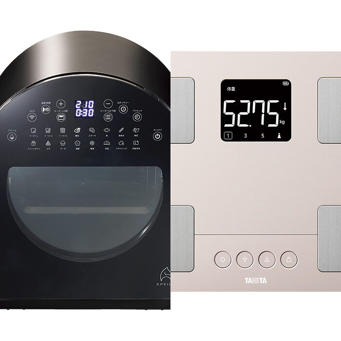 【困った！を解決するのはどっちのデジタル？】エペイオスのスマートノンフライオーブンと、タニタの体組成計