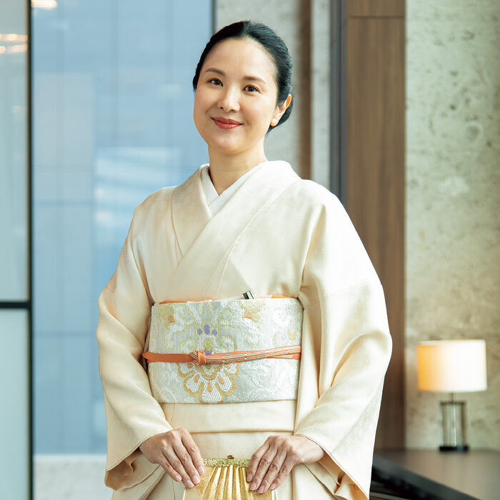 茶道家・深澤里奈さんの着物の時間──茶人として、茶の湯を中心に据えて着物を楽しんでいます