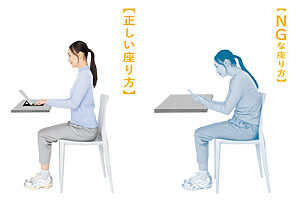 こちらも重要！ “正しい座り方”