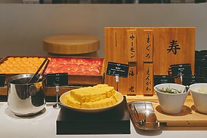 天婦羅やお寿司は日替わり