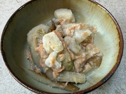 【里芋と鮭の酒粕煮】ヒャダインの台所 Vol.297