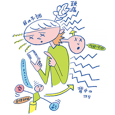 ピントが合いづらくなるお年頃。あなどるなかれ、目の疲れ