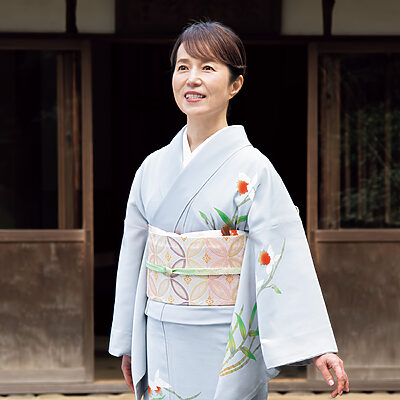 タレント・磯野貴理子さんの着物の時間──着物は美しい服のひとつ。きちんと、品よく着こなしたい