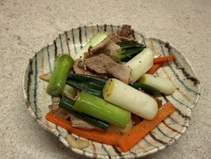 【長ねぎとザーサイの豚肉塩炒め】ヒャダインの台所 Vol.303