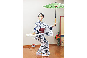 日本舞踊を習って今春で丸3年の料理家、荒木典子さん