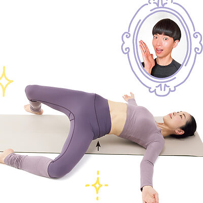 SNSで話題のバレエダンサー竹田純さん考案。床バレエで股関節レスキューワーク