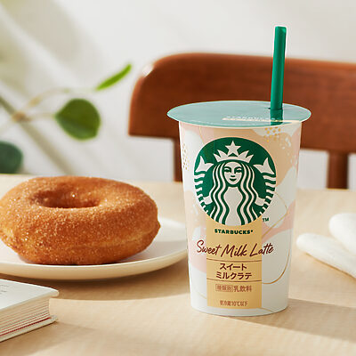 ご褒美タイムに、ほっと一息。スタバのチルドカップに新作「スイートミルクラテ」が登場！