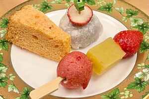 甘味もいちご尽くし　※写真のメニューは現在終了しています