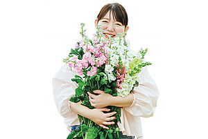 カラフルなブーケが完成！