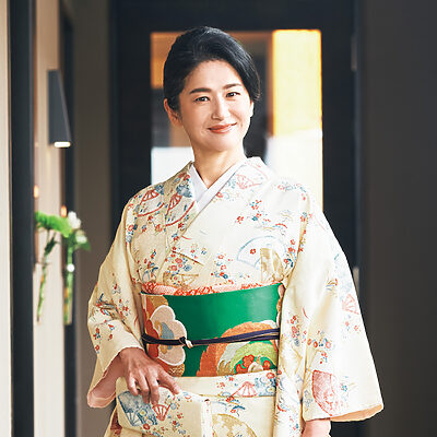 ボティトレーナー・中村奈緒子さんの着物の時間──日本人の骨格にぴったり合う着物。着ることで体幹も整っていきます