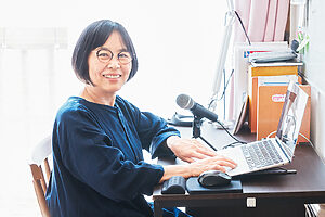50代前半で子育てと介護が一段落し、独学で日本語教師の資格を取った阿部恵子さんは、台湾で日本語教師になったそう