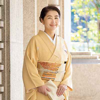 調香師・大沢さとりさんの着物の時間──母から譲り受けた日本文化の技と粋。香りの世界にもつなげていきます