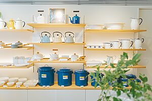 琺瑯製品が一堂に会する実店舗