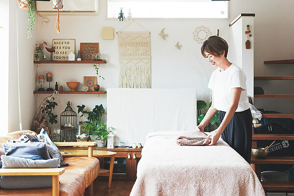 家族が集まるリビングから整体サロンへ【自宅で夢を叶える住まいの工夫】