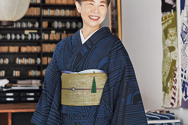 型染作家・小倉充子さんの着物の時間──浴衣は江戸前にキリリと着こなしたい。さりげなくカッコいいのが理想ですね