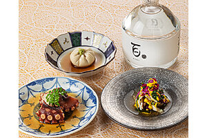 割烹料理の「海彦」。四季折々の味わいをこだわりの出汁で仕立てて