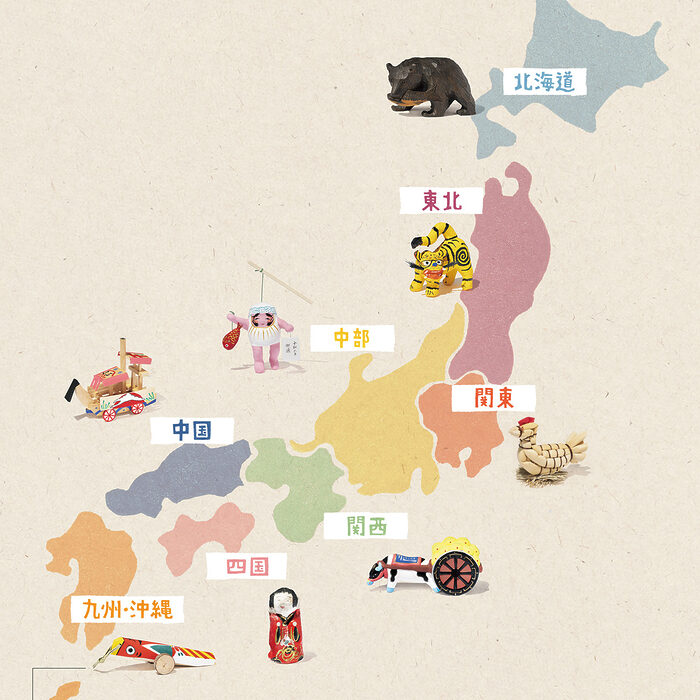 【日本全国・郷土玩具MAP】日本の手仕事を巡る旅へ