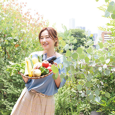 俳優・大塚寧々さん「自分で育てている夏野菜から元気をもらっています」──夏バテ知らずのあの人の食養生