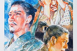 『豊臣兄弟！』26話イメージイラスト／青天をともに仰ぐ織田信長（小栗旬）と藤吉郎秀吉（池松壮亮）。豊臣兄弟が救った信澄（緒形敦）はそして…／南天