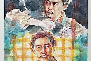 『豊臣兄弟！』29話イメージイラスト／策を巡らし、光秀（要潤）と最期に相対した秀吉（池松壮亮）。その時に固めた決意を、小一郎（仲野太賀）に打ち明ける／南天