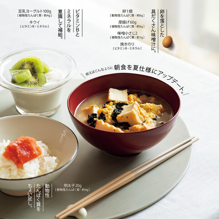 体温あげて、頭もすっきり。朝ごはんで一日の活力スイッチオン