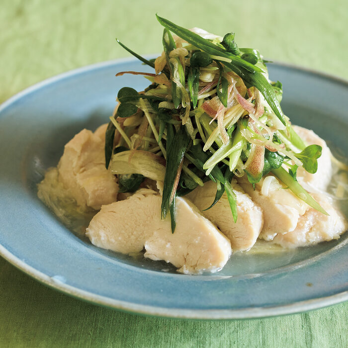 【レンジにおまかせ、涼しく料理】にらたっぷり春雨煮／チンジャオロースー／鶏むね肉の塩麹蒸し